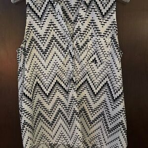 Collective Concepts Monochrome Patterned Top